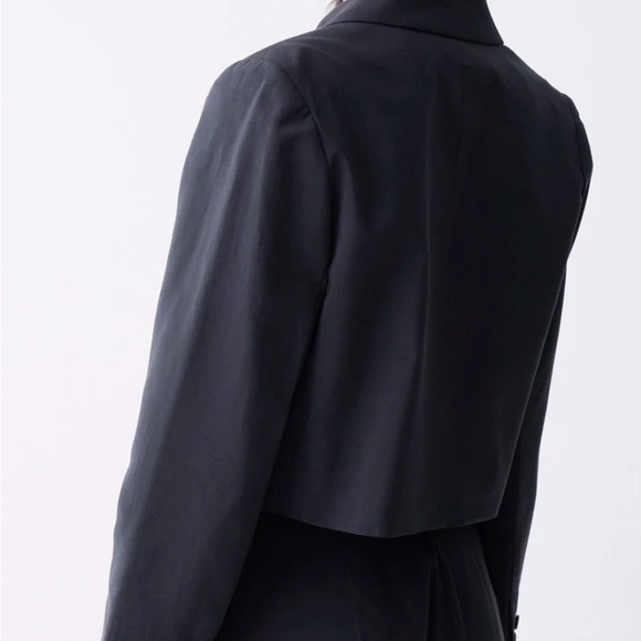 Deluc Caterina Navy Cropped Blazer Double Breasted NWT Small/Sold out style - Picture 5 of 6